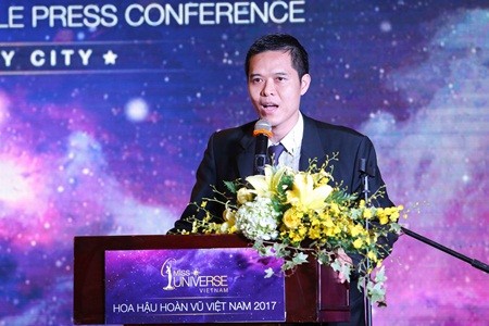 Ông Trần Ngọc Nhật – Trưởng BTC cuộc thi Hoa hậu Hoàn vũ Việt Nam 2017.