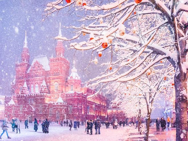Mùa đông nước Nga đẹp như cổ tích