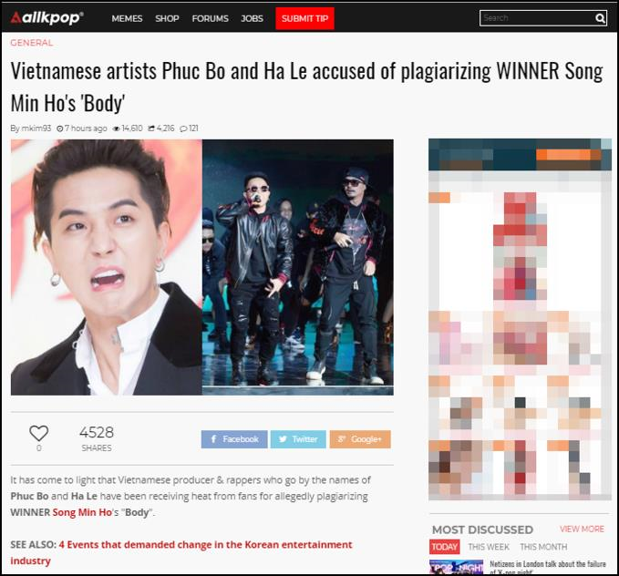  Ca sĩ Việt liên tục bị tố đạo nhạc Hàn: Cả Vpop bị ảnh hưởng bởi Kpop?