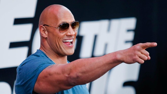 Dwayne ‘The Rock’ Johnson nhận cát-xê hàng chục triệu USD 
