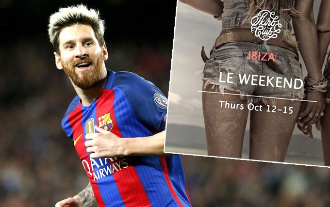 Messi tổ chức tiệc thác loạn toàn nữ lớn nhất thế giới