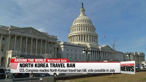 Lệnh cấm đi lại tới Triều Tiên được Mỹ áp dụng từ ngày 1/9/2017. Ảnh: Youtube