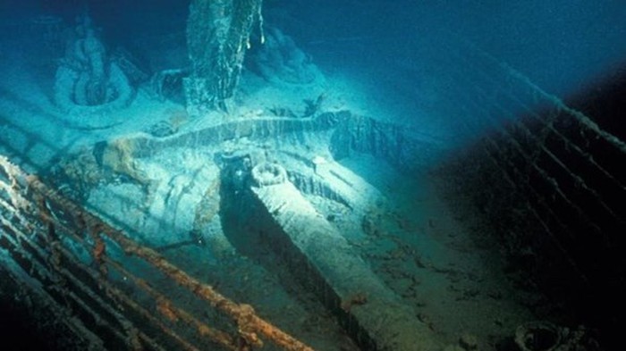 Xác tàu Titanic, con tàu bị chìm năm 1912, được tìm thấy năm 1985. Ảnh: CNN