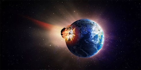 Tiểu hành tinh khổng lồ đã gây ra nhiều loại thảm họa chồng chéo lên Trái đất, dẫn đến đại tuyệt chủng - (ảnh: SHUTTERSTOCK)