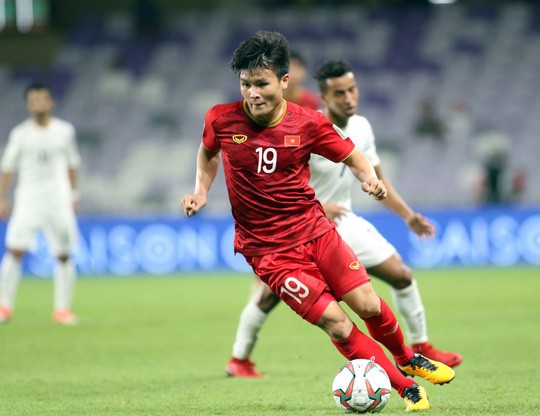 Tiền vệ Quang Hải đã có được bàn thắng đầu tiên ở Asian Cup 2019
