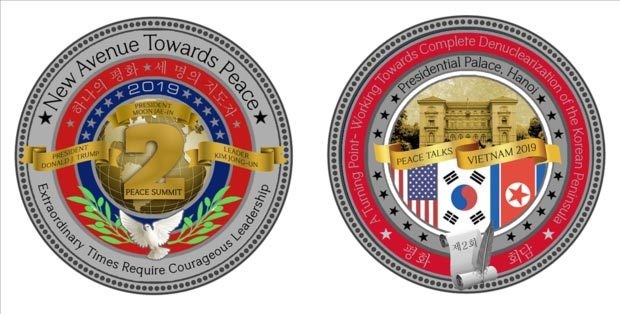 Nhà Trắng phát hành đồng xu 'Hòa bình' kỷ niệm thượng đỉnh Mỹ - Triều lần 2
