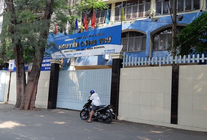 Trường THPT Nguyễn Công Trứ, Gò Vấp, nơi xảy ra sự việc