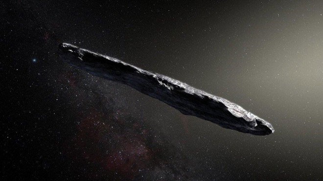 Vật thể không xác định sao chổi hay thiên thạch Oumuamua. (Ảnh: BGR).
