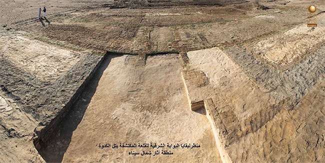 Khu vực các nhà khảo cổ phát hiện tàn tích của thành trì cổ đại tại Ai Cập.
