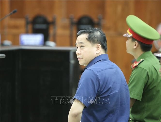 Bị cáo Phan Văn Anh Vũ tại phiên toà ngày 27/5/2019. Ảnh: Thành Chung/TTXVN