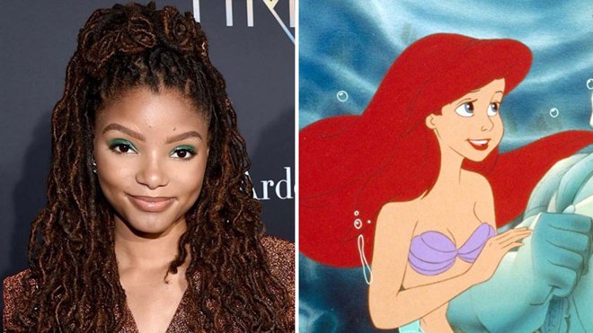 Halle Bailey hứng nhiều chỉ trích khi được chọn thủ vai tiên cá Ariel trong 'The Little Mermaid'
