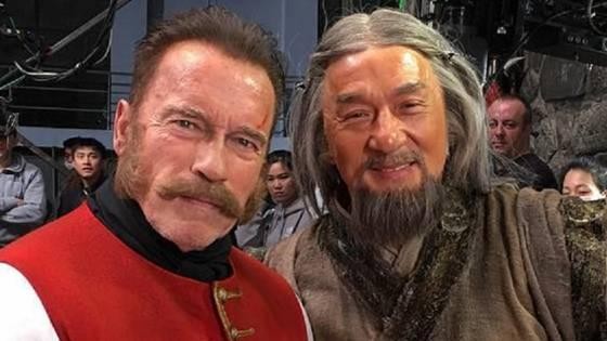 Diễn viên Schwarzenegger và Thành Long