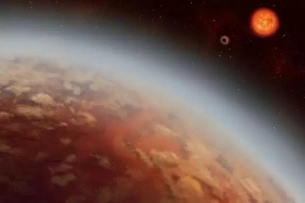 Ngoại hành tinh K2-18b quay quanh sao chủ cùng với một hành tinh láng giềng. (Ảnh: NASA).
