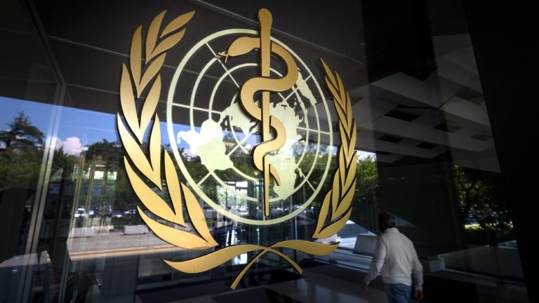 Logo Tổ chức Y tế thế giới (WHO). Ảnh: AFP