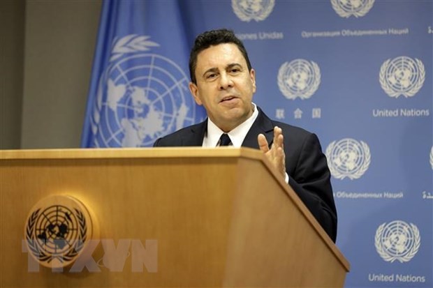 Đại sứ Venezuela tại Liên hợp quốc Samuel Moncada. (Nguồn: THX/TTXVN)