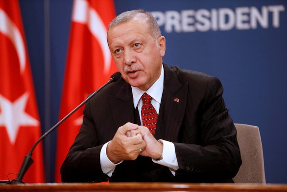 Tổng thống Thổ Nhĩ Kỳ Recep Erdogan. (Ảnh: Reuters).