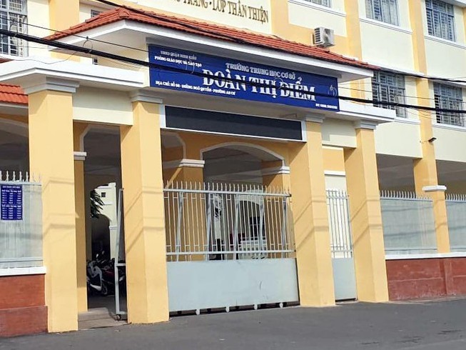 Trường THCS Đoàn Thị Điểm (quận Ninh Kiều, TP Cần Thơ).