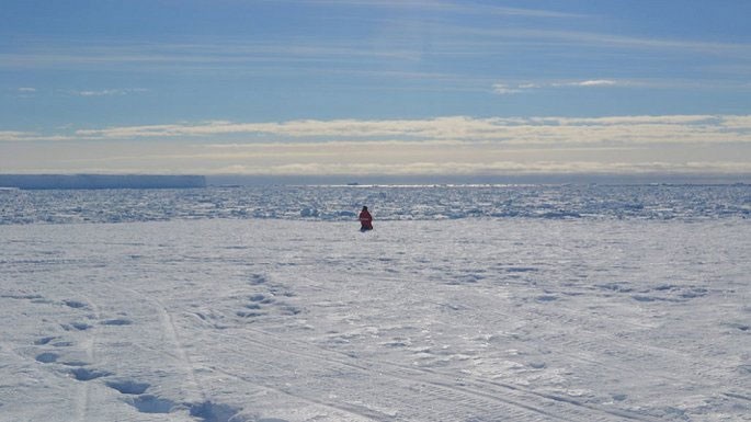 Trạm nghiên cứu Neumayer III của Đức ở Nam Cực. (Ảnh: ALEXANDER STAHN).