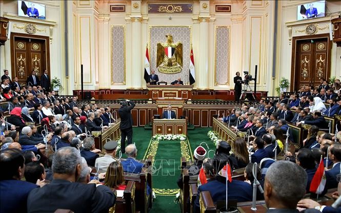 Toàn cảnh phiên họp Quốc hội Ai Cập tại thủ đô Cairo. Ảnh tư liệu: AFP/TTXVN