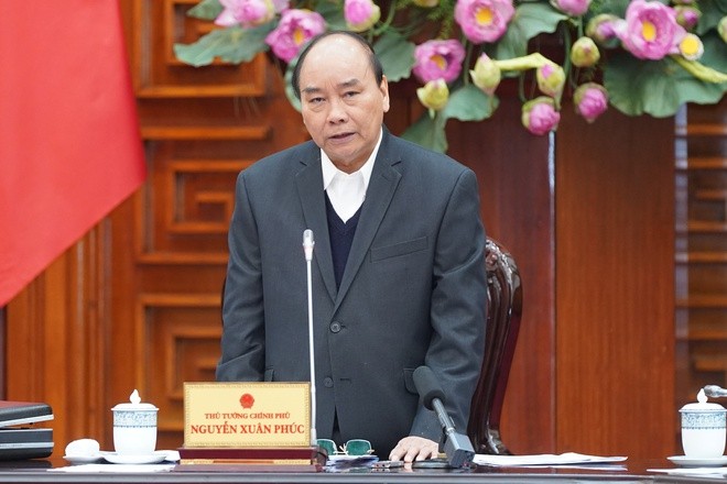 Thủ tướng Nguyễn Xuân Phúc yêu cầu chăm lo Tết cho dân về cả vật chất và tinh thần. Ảnh: VGP.