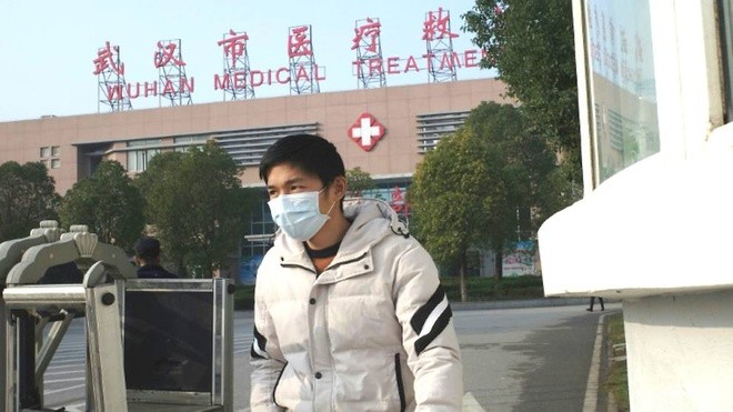 Dịch viêm phổi lạ bùng phát từ thành phố Vũ Hán, Trung Quốc. Ảnh: AFP.