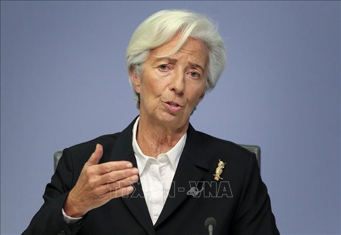 Chủ tịch ECB Christine Lagarde. Ảnh: AFP/TTXVN