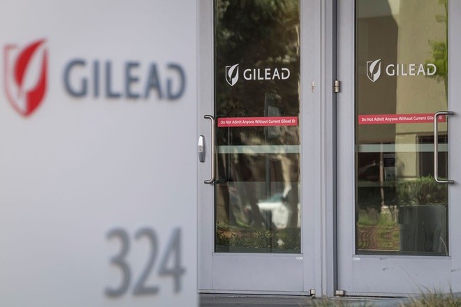 Gilead Sciences là công ty đang nghiên cứu một loại thuốc tiềm năng chữa trị Covid-19. Ảnh: Bloomberg.