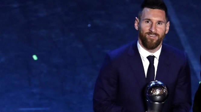 Messi là chủ nhân của danh hiệu “The Best” do FIFA trao tặng năm 2019. Ảnh: Marca