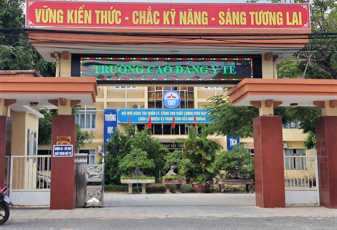 Trường Cao đẳng Y tế tỉnh Quảng Bình. Ảnh: N.T.