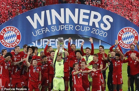 Bayern Munich lần thứ hai đoạt Siêu cúp châu Âu