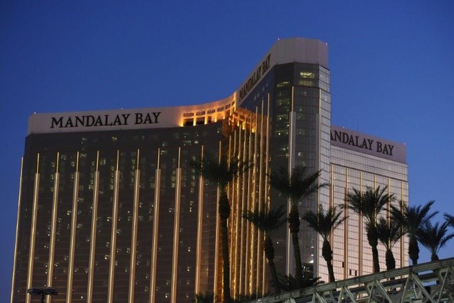 Tổ hợp khách sạn Mandalay Bay Resort and Casino tại Las Vegas, Mỹ. Ảnh: AFP.