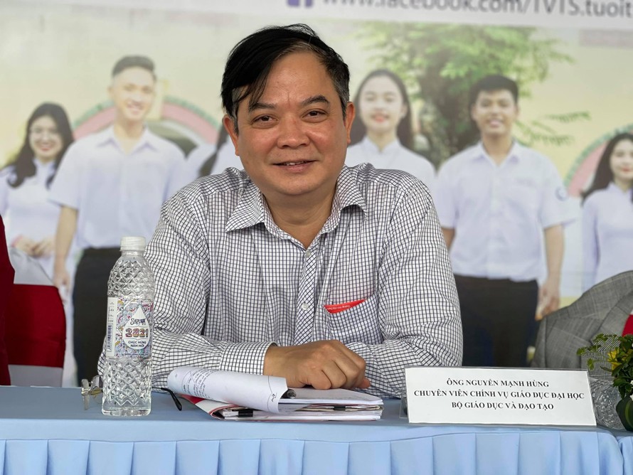 Ông Nguyễn Mạnh Hùng, chuyên viên chính Vụ Giáo dục đại học, Bộ GD-ĐT 