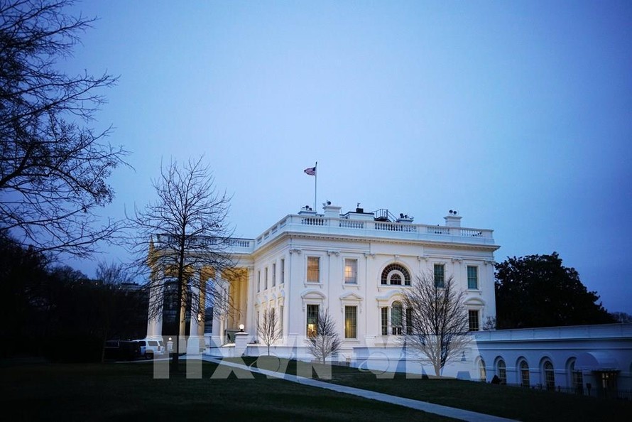 Nhà Trắng tại Washington, DC, Mỹ. Ảnh: AFP/ TTXVN