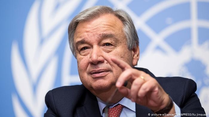 Tổng thư ký Liên Hợp Quốc Antonio Guterres. Ảnh: DW.