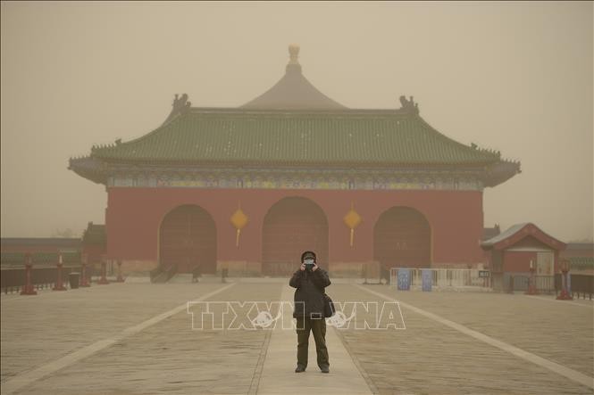 Bắc Kinh lại 'chìm' trong bão cát