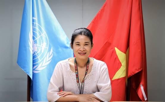 Bà Nguyễn Nguyệt Minh, Phụ trách Văn phòng UNODC tại Việt Nam. Ảnh: VGP/Hoàng Giang
