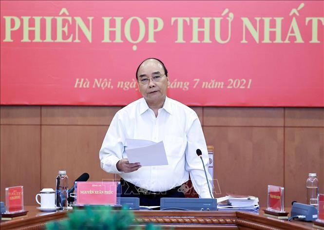 Chủ tịch nước Nguyễn Xuân Phúc. Ảnh: Thống Nhất/TTXVN