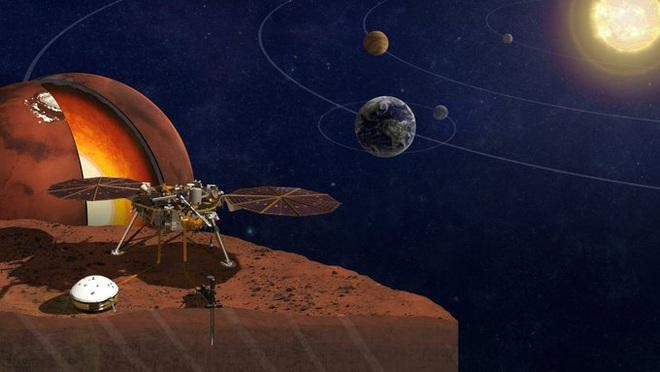 NASA: Sao Hỏa đang nóng chảy