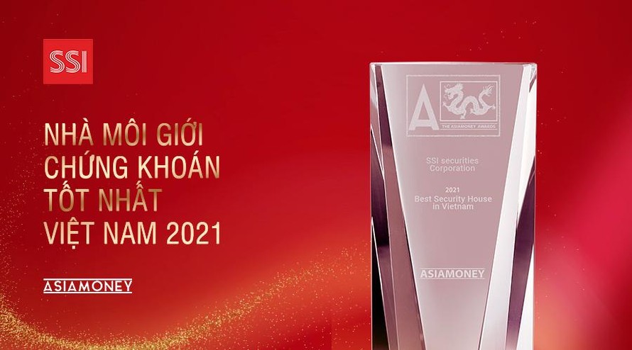 Giải thưởng “Nhà môi giới chứng khoán tốt nhất Việt Nam 2021” gọi tên chứng khoán SSI