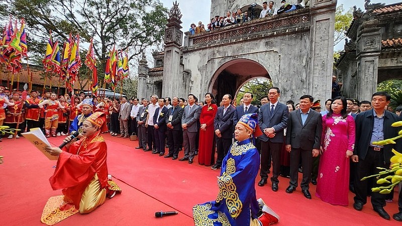 Thanh Hóa đón nhận danh hiệu Di sản văn hóa phi vật thể quốc gia Lễ hội đền Bà Triệu