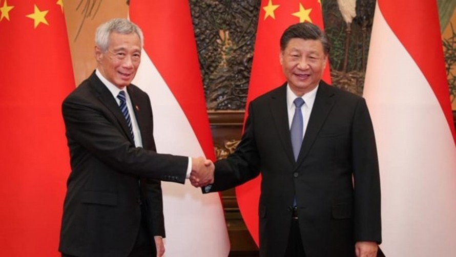 Trung Quốc và Singapore nâng cấp quan hệ song phương