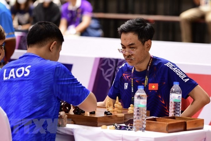 SEA Games 32: Kỳ thủ Việt Nam lọt vào bán kết môn cờ ouk chaktrang