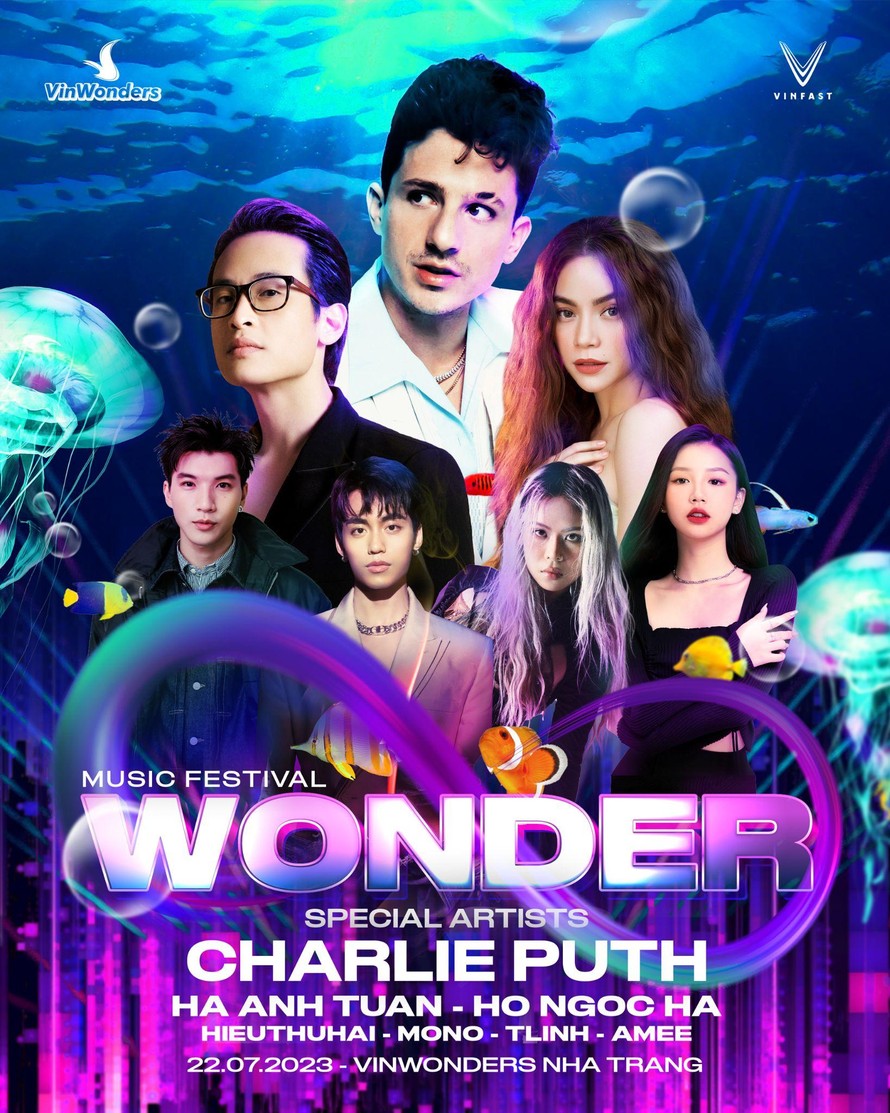8Wonder mở bán vé- Công bố dàn sao Việt biểu diễn cùng Charlie Puth