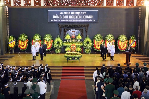 Tổ chức trọng thể Lễ tang nguyên Phó Thủ tướng Nguyễn Khánh theo nghi thức Lễ tang cấp Nhà nước