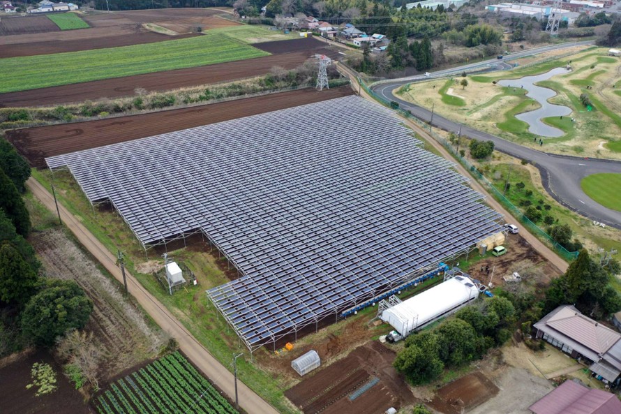 Gần 20% số trang trại năng lượng Mặt Trời tại Nhật Bản đối mặt nguy cơ sạt lở đất