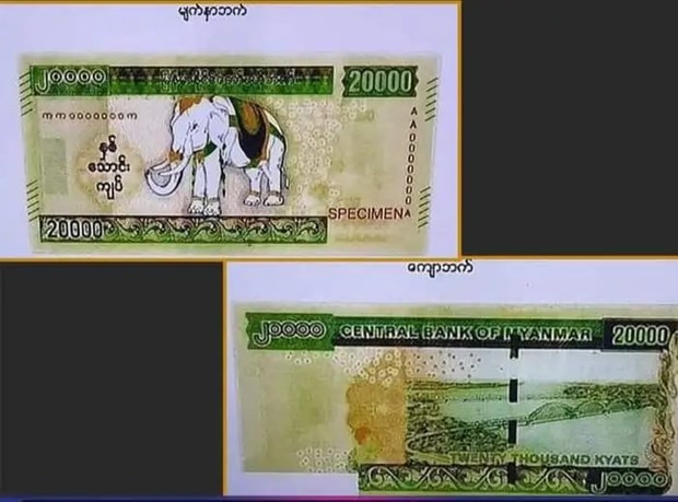 Myanmar chuẩn bị phát hành tiền mới có mệnh giá cao