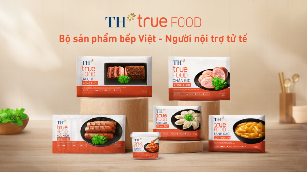 Đáp ứng các yếu tố tươi ngon, bổ dưỡng, tiện lợi, bộ sản phẩm thực phẩm chế biến TH true FOOD bếp Việt - Người nội trợ tử tế - được xem là giải pháp cho nhịp sống hiện đại bận rộn.