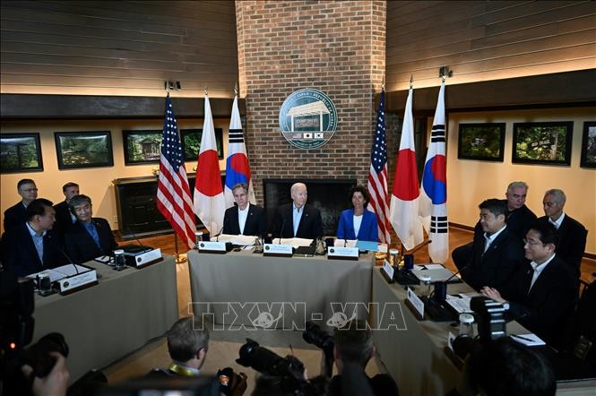 Mỹ-Nhật-Hàn cam kết tham vấn trước các mối đe dọa chung