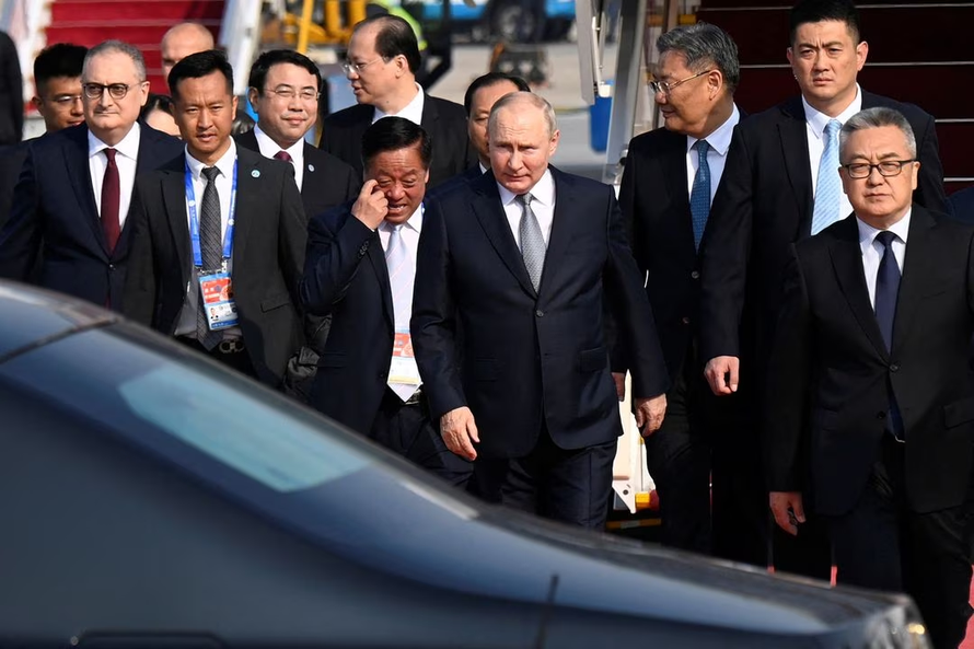 Ông Putin có mặt tại Bắc Kinh