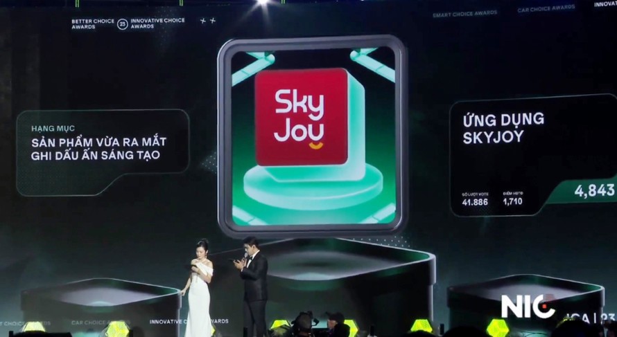 Vietjet SkyJoy là 'Sản phẩm vừa ra mắt ghi dấu ấn sáng tạo' tại Better Choice Awards 2023